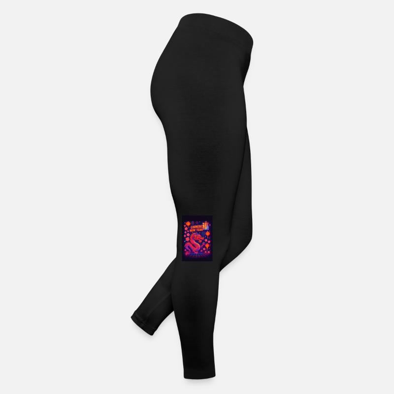 Bild zum chinesischen Neujahrsfest Frauen Jersey Leggings