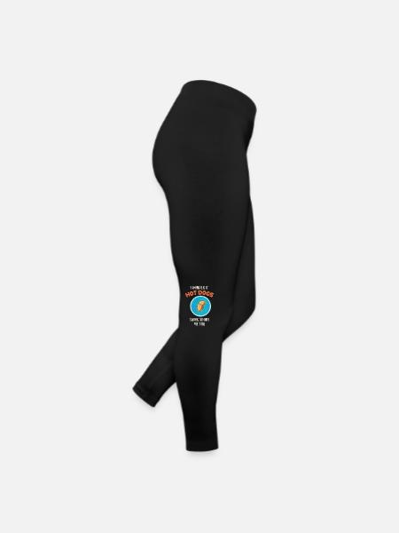 Hot-dog Hot-dogs - Legging en jersey Femme - noir - Droite