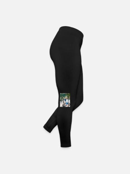 Together/ Zusammen - Women’s Jersey Leggings - black - Right