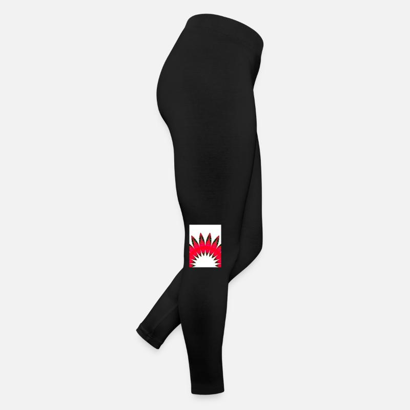 Dentelle en ROUGE Legging en jersey Femme