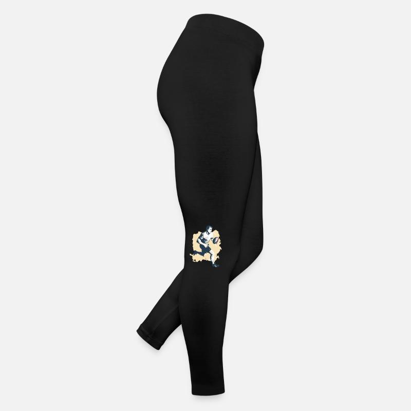 Hervé, der Rugbyspieler Frauen Jersey Leggings