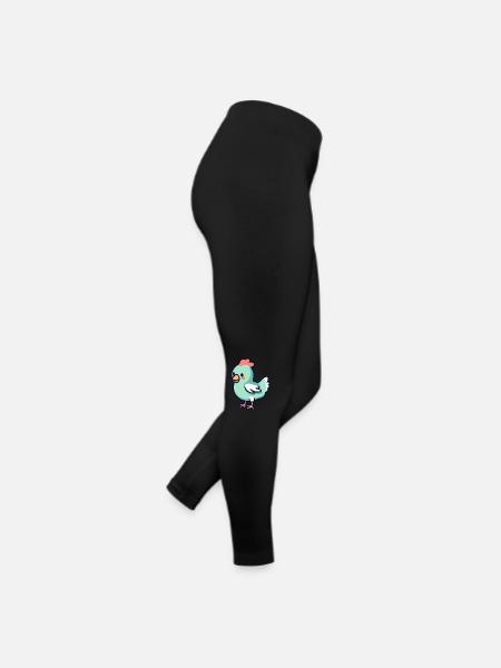 Chicken - Women’s Jersey Leggings - black - Right