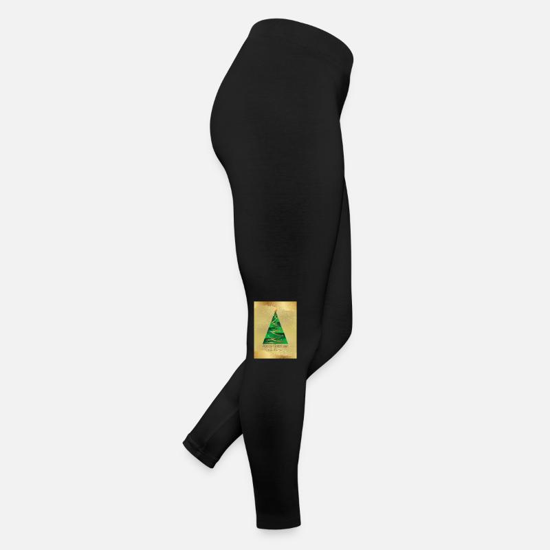 Arbre de Noël festif Salutation Noël festif Legging en jersey Femme