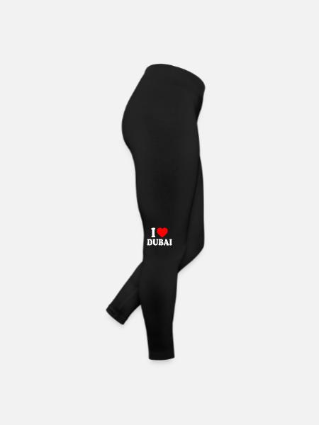 I love Dubai - Women’s Jersey Leggings - black - Right