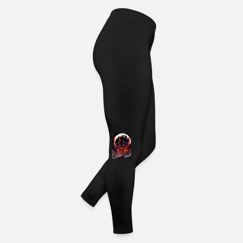 Zwillingsflammen der Unterwelt Frauen Jersey Leggings