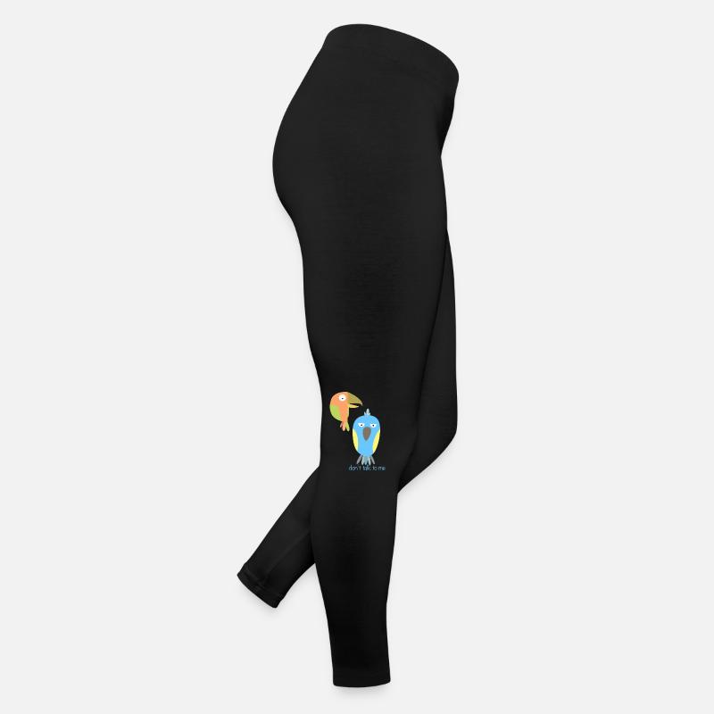 Don’t Talk to Me Oiseaux Legging en jersey Femme
