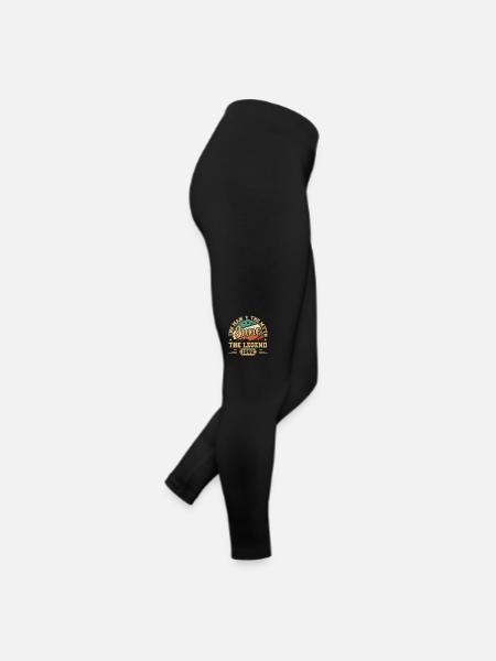 June 1982 The Man, The Myte, The legend, June 1982 - Frauen Jersey Leggings - Schwarz - Rechts