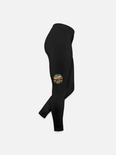 June 1983 The Man, The Myte, The legend, June 1983 - Frauen Jersey Leggings - Schwarz - Rechts
