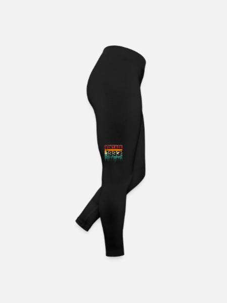 1993 Vintage Birthday Gift 1993 Retro - Women’s Jersey Leggings - black - Right