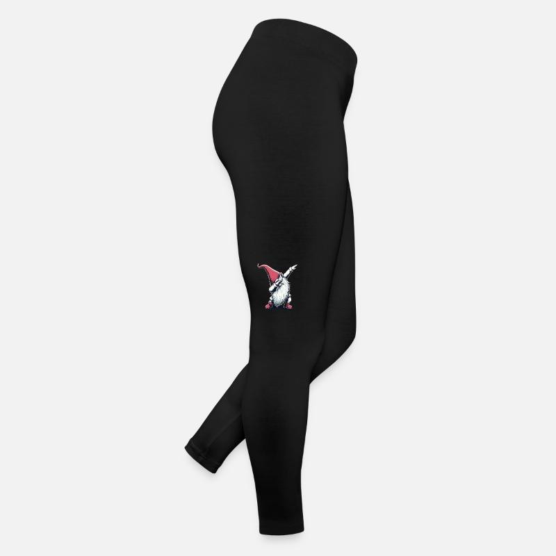 Dabbing Gnome Dab Santa Claus Women’s Jersey Leggings
