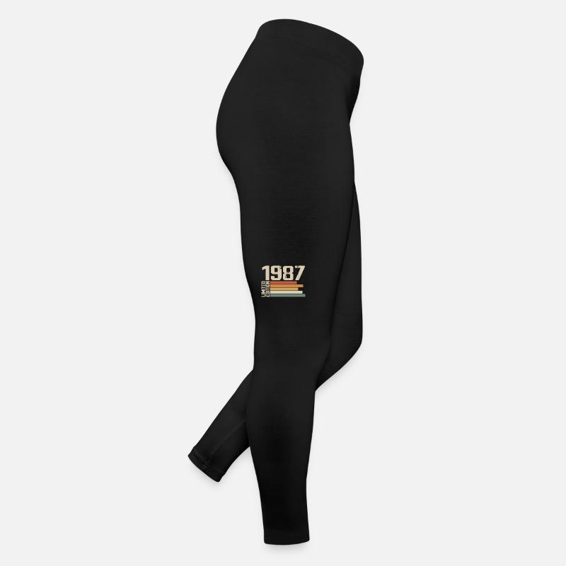 1987 Vintage - Retro 1987 Cadeau Anniversaire 1987 Legging en jersey Femme