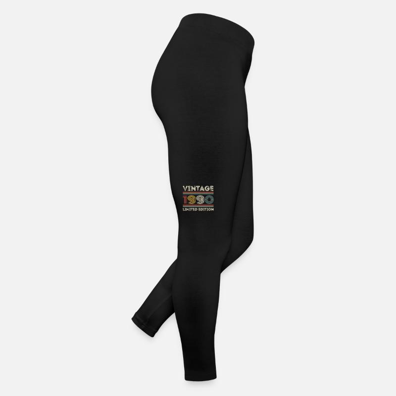 1990 Geburtstag 1990 Retro 1990 Geschenk 1990 Frauen Jersey Leggings