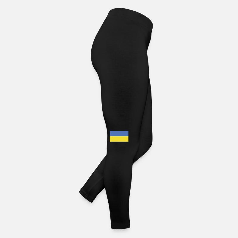 Ukraine Flagg Flage Frauen Jersey Leggings