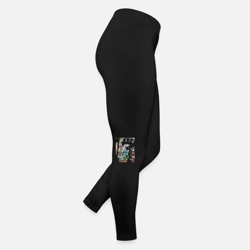 Graffiti style Splash hip hop colors painter color Women’s Jersey Leggings