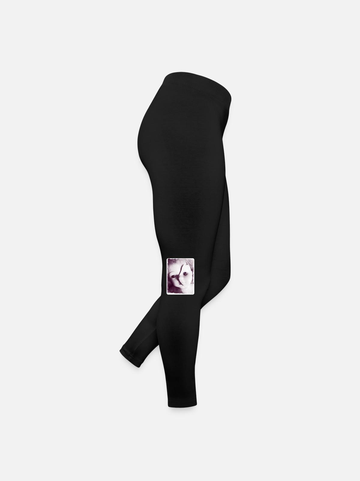 Broken Puppet - Women’s Jersey Leggings - black - Right