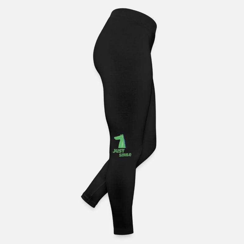Crocodile juste sourire Legging en jersey Femme