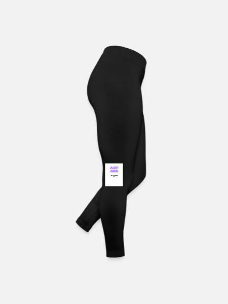 I will 5 - Frauen Jersey Leggings - Schwarz - Rechts