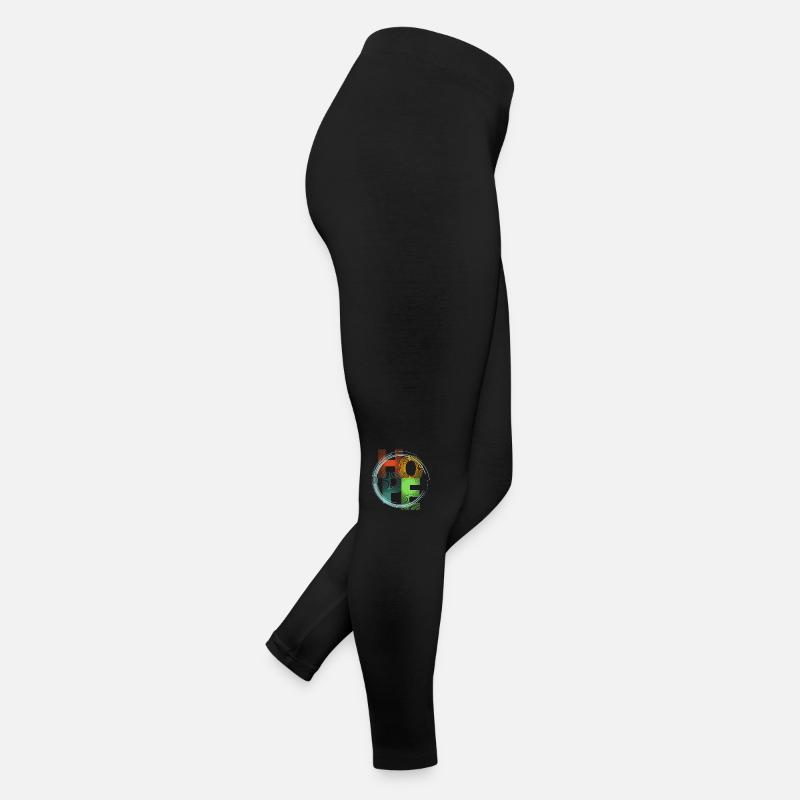 Hope - Women’s Jersey Leggings - black