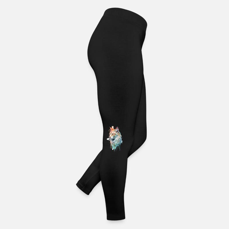 Blickfang Katze Frauen Jersey Leggings