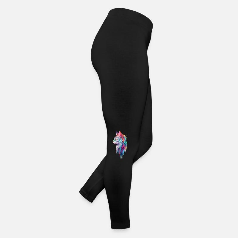 Chat hippie - Legging en jersey Femme - noir