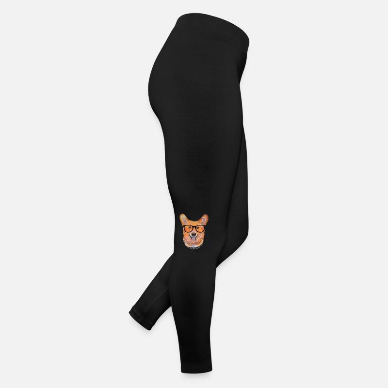 chien avec lunette Legging en jersey Femme