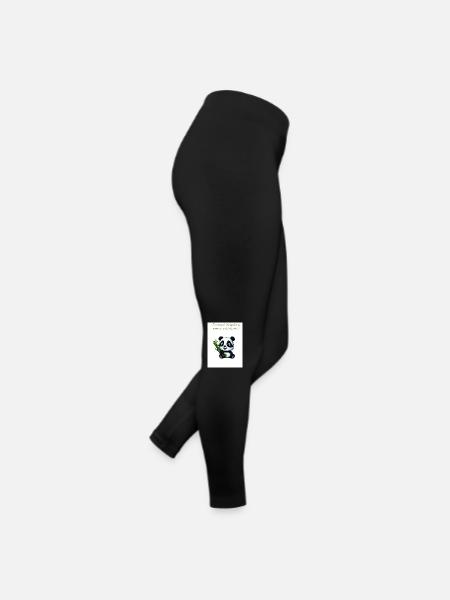 Panda skin - Women’s Jersey Leggings - black - Right