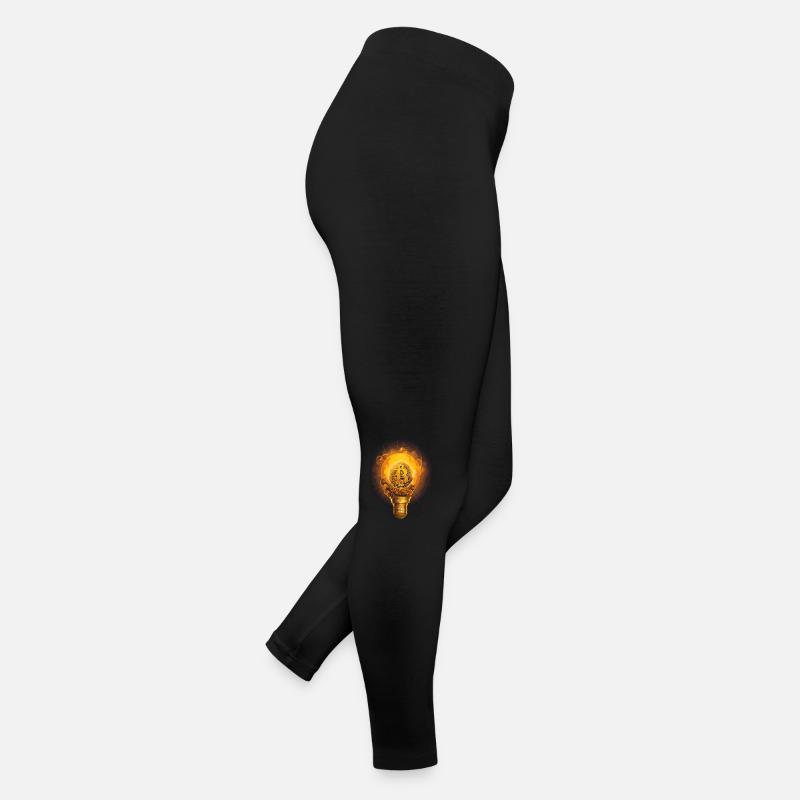 Lampe Bitcoin Legging en jersey Femme