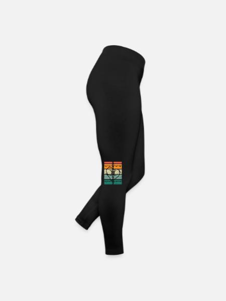Stchelwire heart - Women’s Jersey Leggings - black - Right