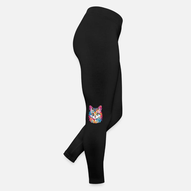 Chat Legging en jersey Femme