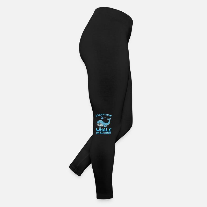 Tout va bien pour les baleines Legging en jersey Femme