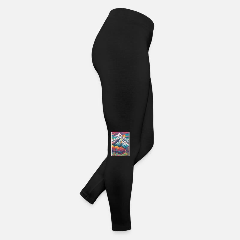 Colorful Mountains Women’s Jersey Leggings