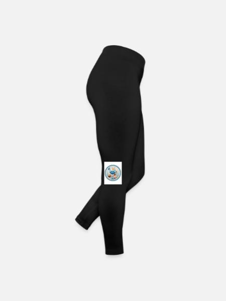 Swimming Pool - Frauen Jersey Leggings - Schwarz - Rechts