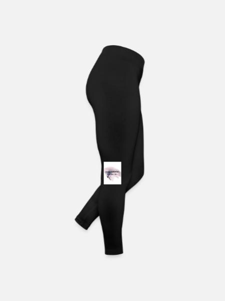 True Vibes - Frauen Jersey Leggings - Schwarz - Rechts