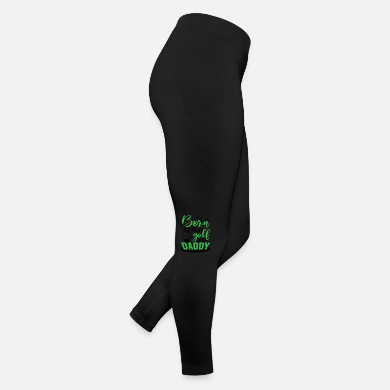 Born to play golf with daddy golfen Frauen Jersey Leggings