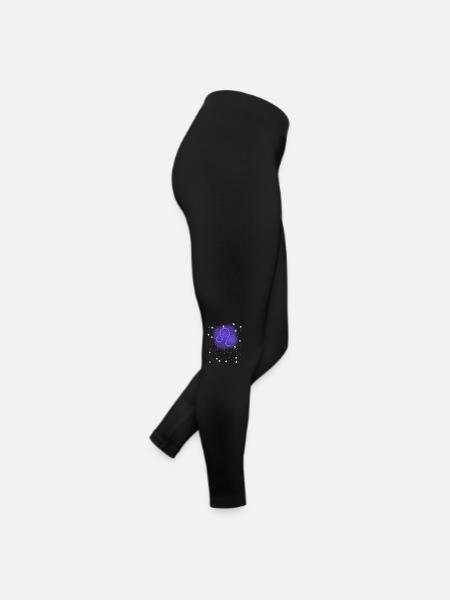 Signe du zodiaque Lion Symbole cadeau étoiles - Legging en jersey Femme - noir - Droite