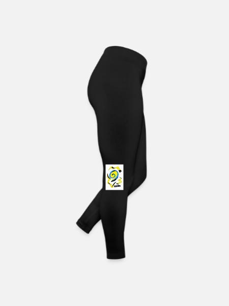 OMANKLEÏA 7 - Legging en jersey Femme - noir - Droite