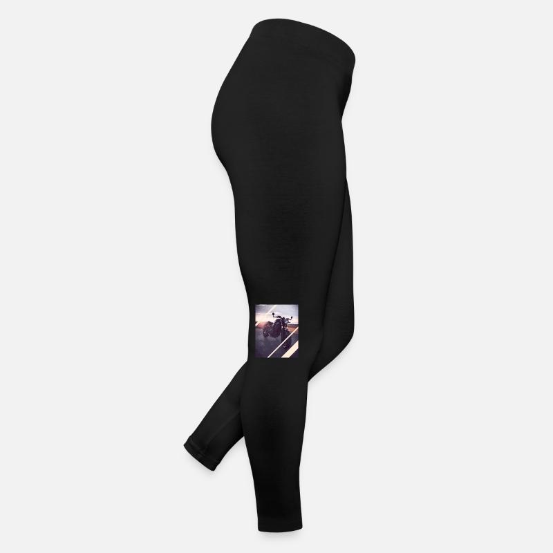 Motorrad Frauen Jersey Leggings