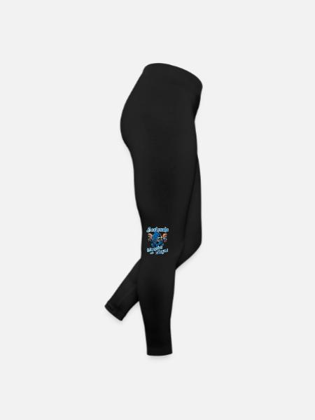 Karlsruhe kämpfen und siegen - Frauen Jersey Leggings - Schwarz - Rechts