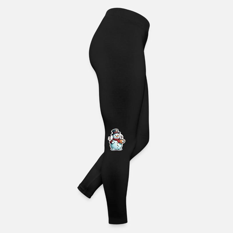 Schneemann Frauen Jersey Leggings