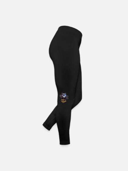 Le Loup d'Égypte à l'Œil d'Horus - Legging en jersey Femme - noir - Droite