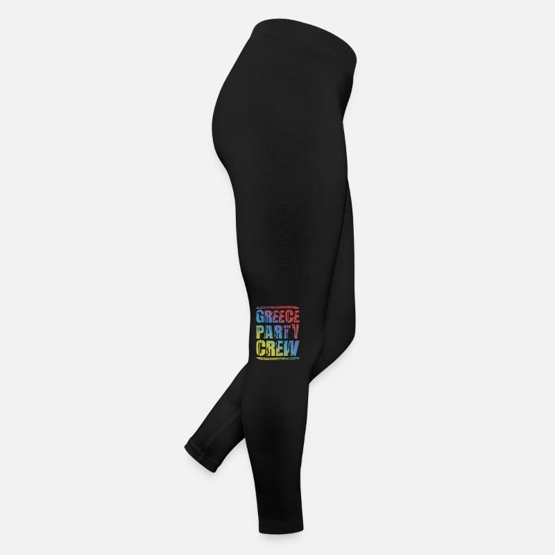 Greece Party Crew Colorful Women’s Jersey Leggings