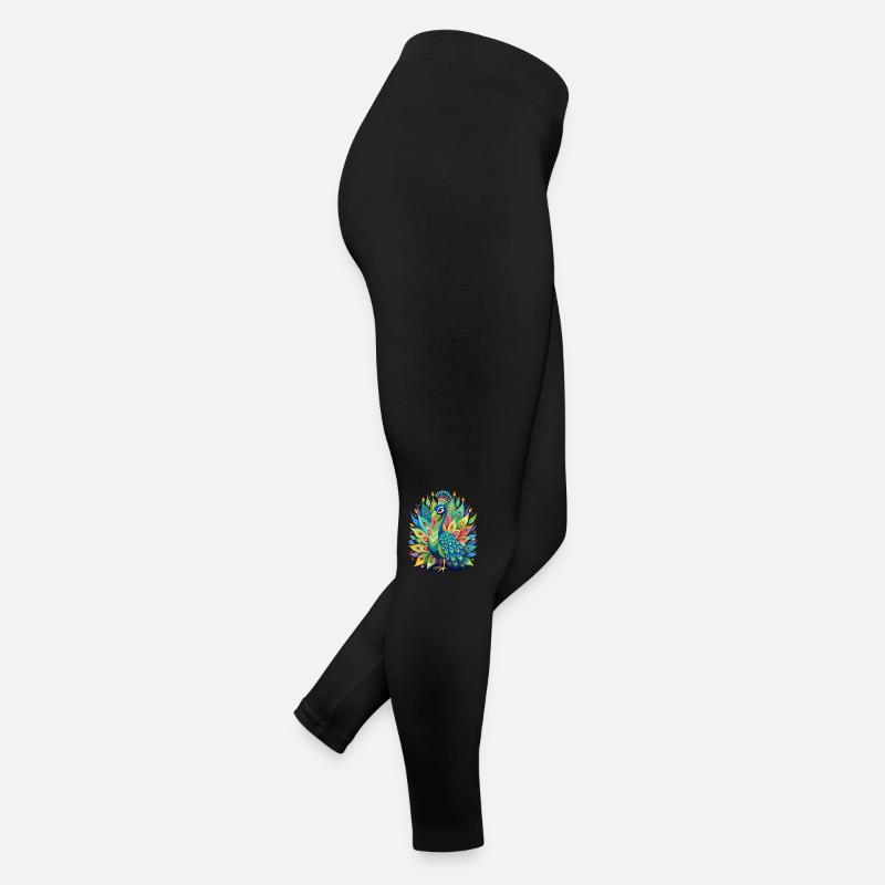 Peacock Magic Women’s Jersey Leggings