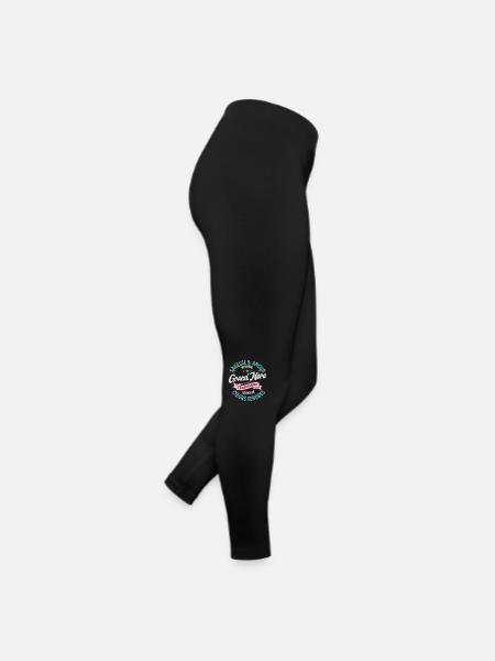 "Grand-Mère Légendaire : Amour et Sagesse" M2 - Legging en jersey Femme - noir - Droite