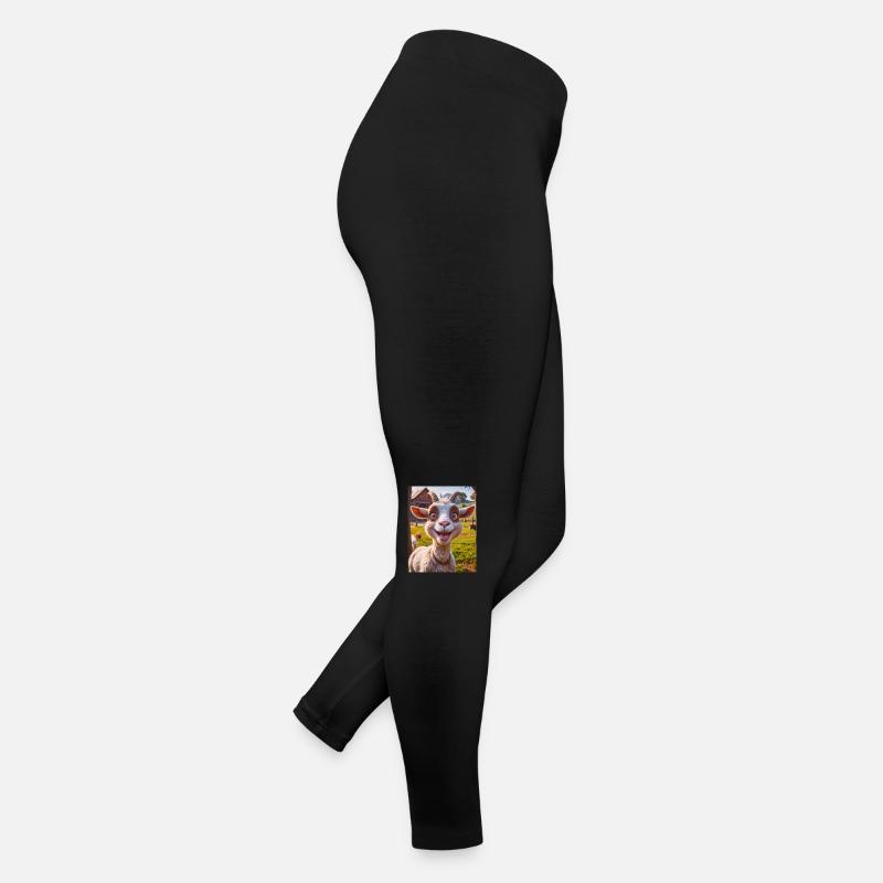 Animaux super mignons dans une ferme – chèvre Legging en jersey Femme