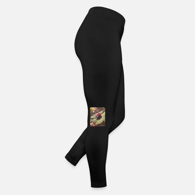 Animaux super mignons dans une forêt – Ladybug Legging en jersey Femme
