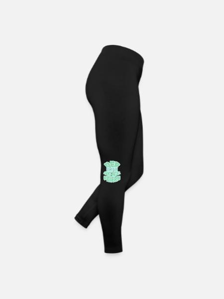 Geschenk für Elyan - Frauen Jersey Leggings - Schwarz - Rechts