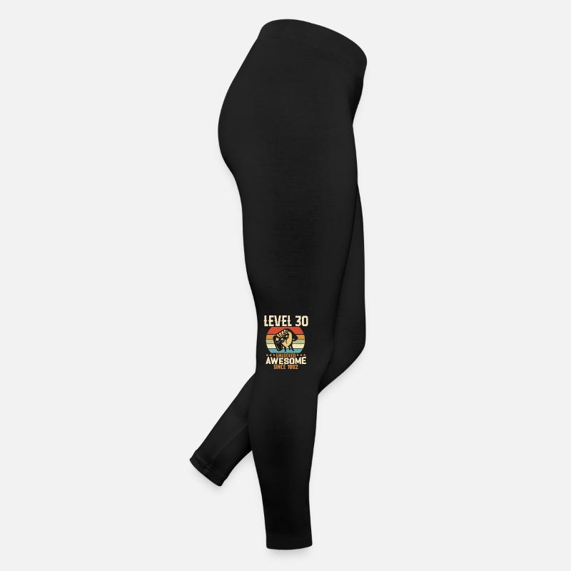 Level 30 Jahre freigeschaltetes Gaming Geburtstagsgeschenk Frauen Jersey Leggings