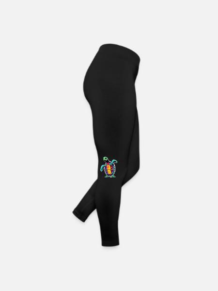 Tortoise - Women’s Jersey Leggings - black - Right