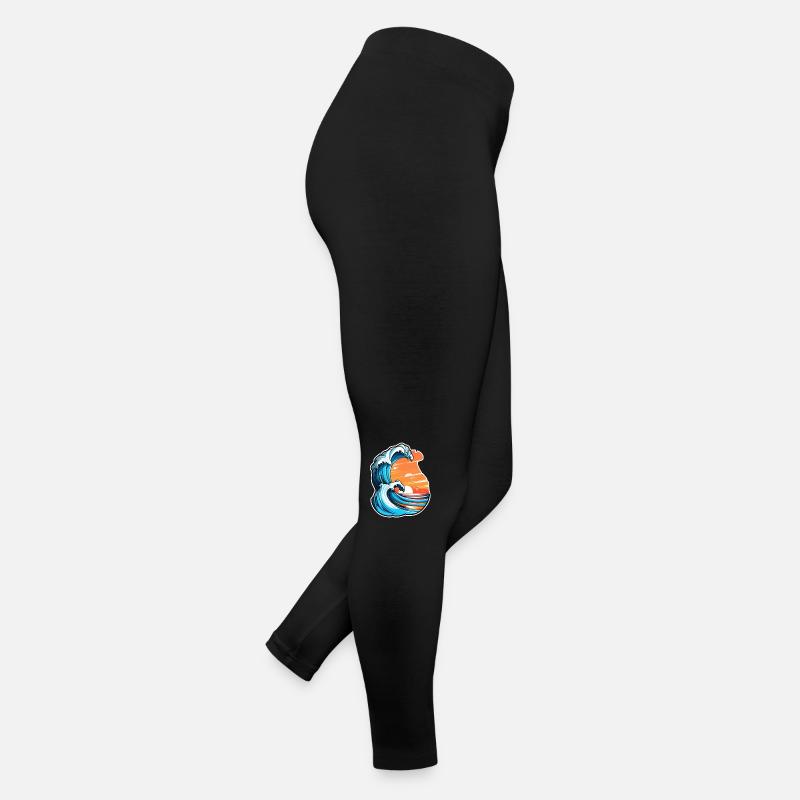 vague - été - vacances Legging en jersey Femme