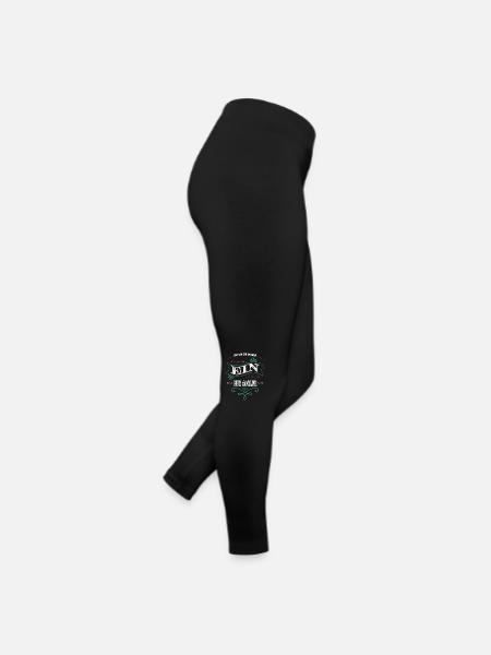 chihuahua spruch bachhund welpe doggie hund - Frauen Jersey Leggings - Schwarz - Rechts